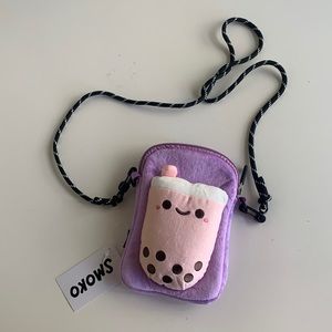 Smoko purple boba crossbody bag 🧋